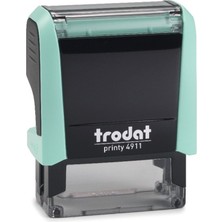 Trodat 4911 Öğretmen, Doktor, Hemşire, Avukat, Firma Kaşesi Siyah ve Mint Yeşili Renk Seçenekleriyle