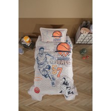 Clasy Ranforce %100 Pamuk Yatak Örtüsü Tek Kişilik Basketball