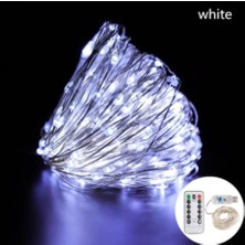 Borayris Uzaktan Kumandalı USB Peri LED 7 Metre 50 200 LED -8 Fonksiyonlu Beyaz