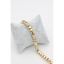 Xuping Jewelry Stil Incisi/xupıng Jewelry Sırma Model Zirkon Taşlı Bileklik