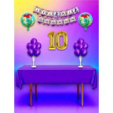 Denizkızı Temalı 10 Yaş Doğum Günü ve Özel Etkinlik Mega Kombin Seti