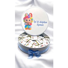 Popy Gift Chocolate Labubu Isme Özel Madlen Çikolata