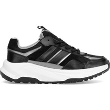 Lufian 112230235 Eduard Erkek Hakiki Deri Klasik Sneaker Siyah