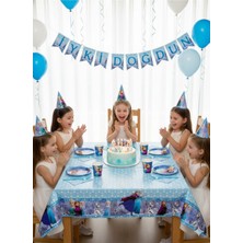 Karlar Ülkesi Temalı Parti Seti (8 Kişilik Servis + Dekorasyon)