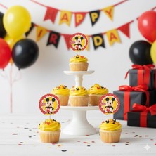 8 Adet Sevimli Fare Temalı Kürdan Seti / Ikramlık Süsü (8 Adet)