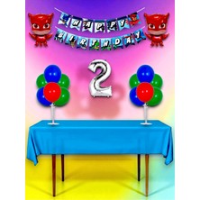 Pijamask Temalı Doğum Günü ve Özel Etkinlik Mega Kombin Seti