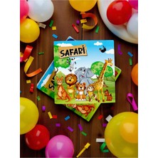 32 Kişilik Safari Temalı Tek Kullanımlık Peçete (32 Adet)