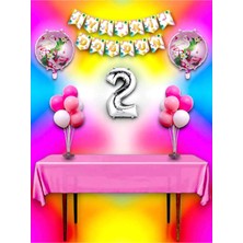 Flamingo Temalı 2 Yaş Doğum Günü ve Özel Etkinlik Mega Kombin Seti