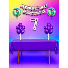 Denizkızı Temalı 7 Yaş Doğum Günü ve Özel Etkinlik Mega Kombin Seti