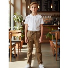 Zekids Erkek Çocuk Esnek Kumaş Beli Lastikli Pantolon