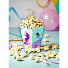 16 Kişilik Deniz Kızı (Mermaid) Temalı Mısır Kutusu / Ikramlık Kutusu (16 Adet)
