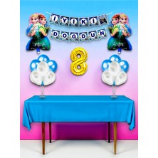 Karlar Ülkesi Temalı Doğum Günü ve Özel Etkinlik Mega Kombin Seti