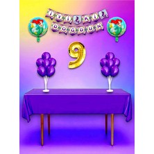 Denizkızı Temalı 9 Yaş Doğum Günü ve Özel Etkinlik Mega Kombin Seti