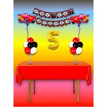 Cars Temalı 5 Yaş Doğum Günü ve Özel Etkinlik Mega Kombin Seti