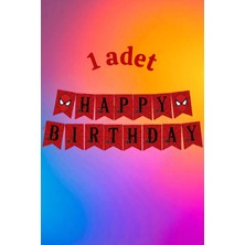 1 Adet Örümcek Adam Temalı Banner - Parti ve Etkinlikler Için Asılabilir Süs