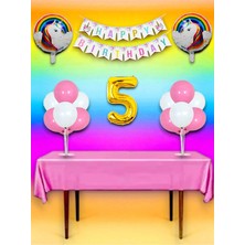 Unicorn Temalı Doğum Günü ve Özel Etkinlik Mega Kombin Seti