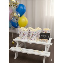 16 Kişilik Unicorn (Tek Boynuzlu At) Temalı Mısır Kutusu / Ikramlık Kutusu (16 Adet)