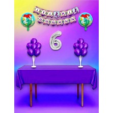 Denizkızı Temalı 6 Yaş Doğum Günü ve Özel Etkinlik Mega Kombin Seti