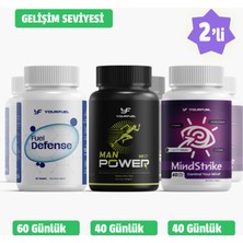Yourfuel Manpower + Fueldefense + Mindstrike Üçlü Destek Paketi (2'li)