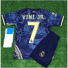 Maharet R.e.a.l'm.a.d.r.i.d 2023/24 Yeni Sezon Dragon (Ejderha) Desenli Vini Jr Çocuk Forması 3'lü Set