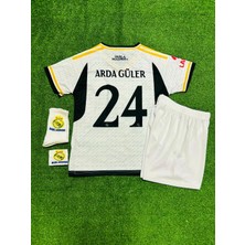 Maharet R.e.a.l M. 2023-24 Yeni Sezon A.r.d.a-Güler Iç Saha Çocuk Forması (Armalı Set)
