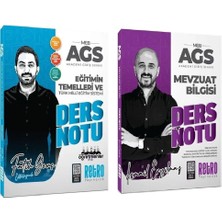 Retro 2026 Meb-Ags Eğitimin Temelleri ve Türk Milli Eğitim Sistemi + Mevzuat Bilgisi Ders Notu 2 Li Set Retro Yayıncılık
