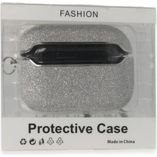TE Dükkan Buğz Airpods Pro (1.nesil) Spell Simli Kılıf - Gümüş