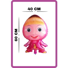 Festilo Folyo Karakter Balon Masha Büyük Boy 60×40 cm Helyum Uyumlu