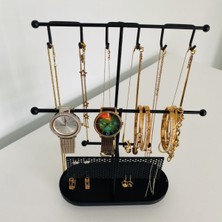 Şık Siyah Paslanmaz Zincirlik, Yatak Odası Için, Modern ve Kullanışlı Tasarım