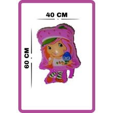 Festilo Folyo Balon Karakter Çilek Kız 60×40 cm Helyum Uyumlu