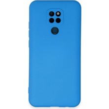 TE Dükkan Buğz General Mobile Gm 20 Kılıf Nano Içi Kadife Silikon - Mavi