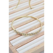 Stil Incisi/xupıng Jewelry Nova Zirkon Taşlı Kelepçe