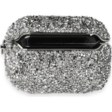 TE Dükkan Buğz Airpods 3 (3.nesil) Mira Taşlı Kılıf - Gümüş