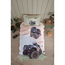 Clasy Ranforce %100 Pamuk Yatak Örtüsü Tek Kişilik Off-Road