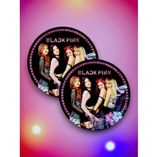 8 Kişilik Blackpink Temalı Tek Kullanımlık Tabak (8 Adet)