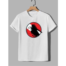 Makiteks Baskılı Erkek Kadın Unisex Bisiklet Yaka Baskılı T-Shirt Siyah Tshirt Tişört Diving Dalgıç Balıkadam