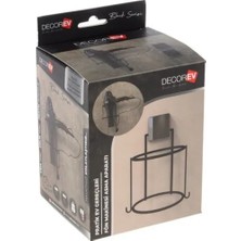 Siyah Renkli Saç Kurutma Makinesi Tutucu, Pratik ve Şık Tasarım