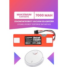 Electroll Xiaomi Mi Robot Vacuum SDJQR02RR Uyumlu Batarya (MAKSİMUM KAPASİTE) 7000MAH Robot Süpürge Pili