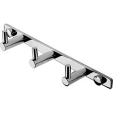 Şık 3'lü Banyo Askılığı, Zarif ve Kullanışlı Dekorasyon Parçası