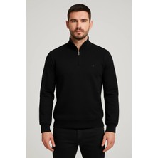 Laviva Fashion Balıkçı Yaka Bc Fermuarlı Sweatshirt