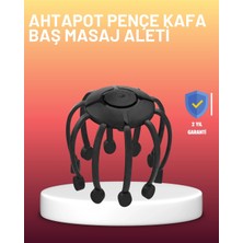 Moresun Buğz USB Şarjlı Kafa Masaj Aleti 3 Modlu 8 Başlıklı Stres Giderici