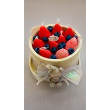 Creamy Strawberry Cup Dekoratif Mum