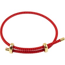 Liveyn Design Ayarlanabilir Sert Örgü Ipli Metal Detaylı Bileklik