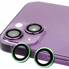 Buğz Iphone 15 Raze Metal Kamera Lens - Yeşil