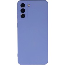 Buğz Samsung Galaxy S21 Plus Kılıf Nano Içi Kadife Silikon - Lila