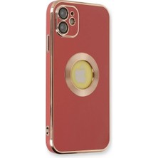 Buğz Iphone 12 Kılıf Store Silikon - Kırmızı