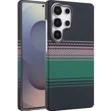 Buğz Samsung Galaxy S24 Ultra Vega Magsafe Kapak - Yeşil