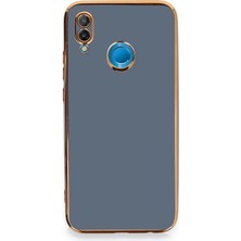 Buğz Huawei P20 Lite Kılıf Volet Silikon - Mavi