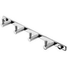 4'lü Takım Askı, Şık ve Pratik, Gümüş Renkli, Kullanışlı Ev Dekorasyon Aksesuarı