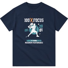Tişört Kodu 100% Focus – Maximum Performance Erkek Regular Tişört